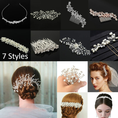 7 Styles Wedding Flower Bridal Crystal Rhinestones Crystal Pearls Hair Pin Clip Comb Hair Accessories
7 Styles Wedding Flower Bridal Crystal Rhinestones Crystal Pearls Hair Pin Clip Comb Hair Accessories