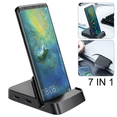 New Update USB Type C HUB Docking Station for Android Mobile Phone HDMI Dock Power Adapter
New Update USB Type C HUB Docking Station for Android Mobile Phone HDMI Dock Power Adapter