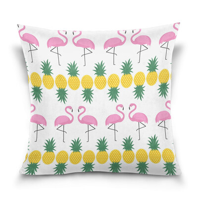 ALAZA Throw Pillow Cover 16 X 16 inch Christmas Gift Cushion Cover with Flamingos With Pineapples Printed Pillowcase
ALAZA Throw Pillow Cover 16 X 16 inch Christmas Gift Cushion Cover with Flamingos With Pineapples Printed Pillowcase
