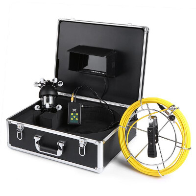 Lixada 20M Pipe Sewer Inspection Camera Waterproof 360 Degree Rotating Inspection Camera System 7" Screen 18 Night Vision LEDs wit
Lixada 20M Pipe Sewer Inspection Camera Waterproof 360 Degree Rotating Inspection Camera System 7" Screen 18 Night Vision LEDs wit