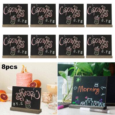 8Pcs Mini Blackboards with Stand Erasable Chalkboards Table Numbers Name Place Cards Message Board Wedding Party Label Table Decor
8Pcs Mini Blackboards with Stand Erasable Chalkboards Table Numbers Name Place Cards Message Board Wedding Party Label Table Decor