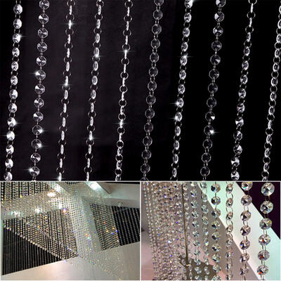 333ft10M Wedding DIY Decor Diamond Curtain Acrylic Crystal Beads Curtain Strand Garland
333ft10M Wedding DIY Decor Diamond Curtain Acrylic Crystal Beads Curtain Strand Garland