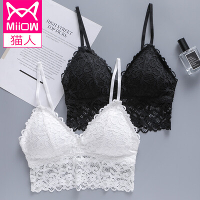 Cat Man French Lace No Steel Ring Bra Thin Womens Sexy Beauty Back Underwear Womens Europe&America Small Breast Strap White
Cat Man French Lace No Steel Ring Bra Thin Womens Sexy Beauty Back Underwear Womens Europe&America Small Breast Strap White