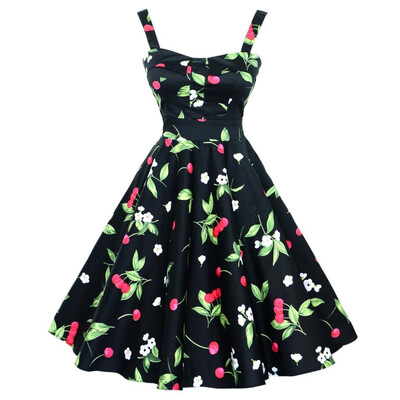 Womens Print Vintage dress Fit&Flare Sleeveless Party above Knee Mini regular Dress
Womens Print Vintage dress Fit&Flare Sleeveless Party above Knee Mini regular Dress