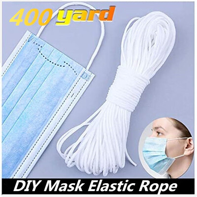 400yards 3mm Round High Elastic Mask Rope Sewing Elastic Band Spandex Round Elastic Oil Core Rope DIY Mask Making
400yards 3mm Round High Elastic Mask Rope Sewing Elastic Band Spandex Round Elastic Oil Core Rope DIY Mask Making