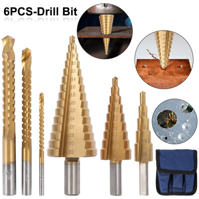 2 Styles Hex Shank Straight Groove Step Drill&Titanium Coated HSS High Speed Steel Drill Bit Set Hole Cutter Tools
2 Styles Hex Shank Straight Groove Step Drill&Titanium Coated HSS High Speed Steel Drill Bit Set Hole Cutter Tools