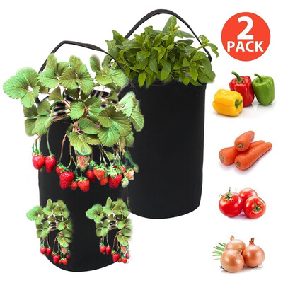 2PCS Garden Potato Grow Bag Vegetables Planter Bags with Handlesfor Potato Carrot & Onion
2PCS Garden Potato Grow Bag Vegetables Planter Bags with Handlesfor Potato Carrot & Onion