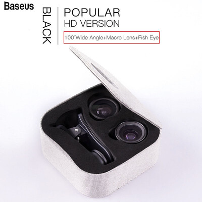 Baseus Mobile Phone Lenses Fish Eye Wide Angle 15X Macro Camera Lens for iPhone X Samsung Xiaomi Huawei Zoom Lens Selfie Lens
Baseus Mobile Phone Lenses Fish Eye Wide Angle 15X Macro Camera Lens for iPhone X Samsung Xiaomi Huawei Zoom Lens Selfie Lens