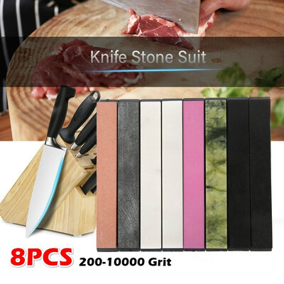 8pcs 200-10000 Grit Sharpening Whetstones Knife Sharpening Polishing Stone Grindstone with Base
8pcs 200-10000 Grit Sharpening Whetstones Knife Sharpening Polishing Stone Grindstone with Base