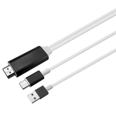 USB Type C to HDMI 4K Cable with USB Charge Port MHL Adapter Cable Support Samsung Galaxy S8S8 MacBook Pro 2017 2016 LG G5
USB Type C to HDMI 4K Cable with USB Charge Port MHL Adapter Cable Support Samsung Galaxy S8S8 MacBook Pro 2017 2016 LG G5
