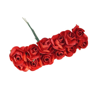 12PcsBunch 25mm Artificial Paper Flowers for Wedding Car Fake Roses Used For Candy Box DIY Wreath Handmade Decoration
12PcsBunch 25mm Artificial Paper Flowers for Wedding Car Fake Roses Used For Candy Box DIY Wreath Handmade Decoration