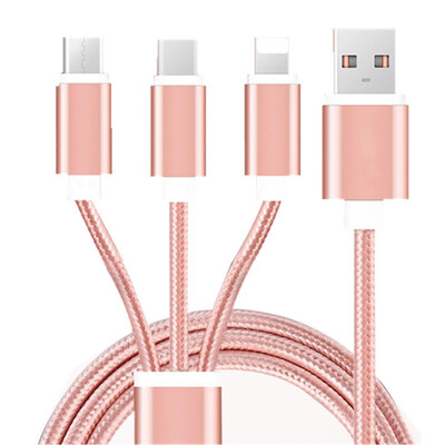 USB Data Cable 3 in 1 Phone Charger Cable Multiple Charging Micro USB Type C Cable 3in1 Mobile Phone Cables for lightning
USB Data Cable 3 in 1 Phone Charger Cable Multiple Charging Micro USB Type C Cable 3in1 Mobile Phone Cables for lightning