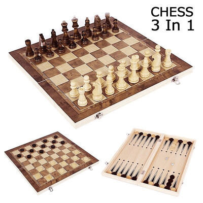 Willstar 3 In 1 Wooden Chess Set Checkers Backgammon Travel Wooden Chess Game Wood Chess Pieces Foldable Chessboard Draughts
Willstar 3 In 1 Wooden Chess Set Checkers Backgammon Travel Wooden Chess Game Wood Chess Pieces Foldable Chessboard Draughts