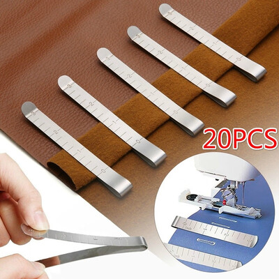 20PCS Sewing Clips Stainless Steel Hemming Clips Measurement Ruler Quilting Supplies
20PCS Sewing Clips Stainless Steel Hemming Clips Measurement Ruler Quilting Supplies