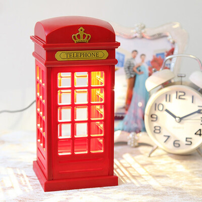 LED table lamp elegant design Retro London telephone booth design USB rechargeable LED touch night light lamps
LED table lamp elegant design Retro London telephone booth design USB rechargeable LED touch night light lamps
