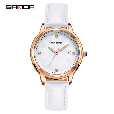 SANDA P219 Simple Women Watch Leather Quartz Movement Watch Waterproof Casual Calendar Luminous Pointer Clock Wristwatch for Femal
SANDA P219 Simple Women Watch Leather Quartz Movement Watch Waterproof Casual Calendar Luminous Pointer Clock Wristwatch for Femal