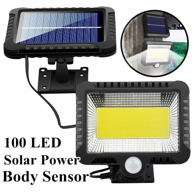 100 LED IP65 Waterproof COB Super Bright Solar Sensor Light Wall Lamp for Garden Yard Outdoor
100 LED IP65 Waterproof COB Super Bright Solar Sensor Light Wall Lamp for Garden Yard Outdoor