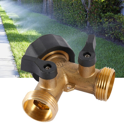 2pcs 34" Brass Garden Hose Splitter 2-way Y shape Valve Hose to Hose Connector with 2 Shut Off Switch For Faucet Taps Pipe
2pcs 34" Brass Garden Hose Splitter 2-way Y shape Valve Hose to Hose Connector with 2 Shut Off Switch For Faucet Taps Pipe