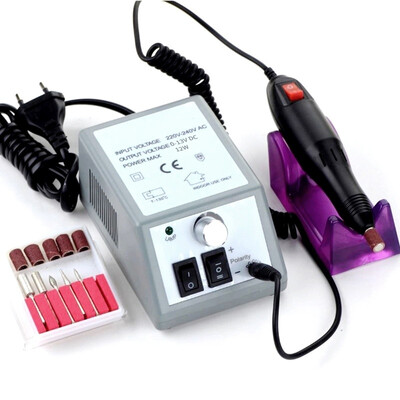 Electric Nail Drill Manicure Set File Grey Nail Pen Machine Set Kit with EU Plug Manicure Drill & Accessory
Electric Nail Drill Manicure Set File Grey Nail Pen Machine Set Kit with EU Plug Manicure Drill & Accessory