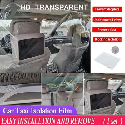 Car Taxi Isolation Film Plastic Anti-Fog Full Surround Protective Cover Net Cab Front And Rear Row Color White For Car Cockpit
Car Taxi Isolation Film Plastic Anti-Fog Full Surround Protective Cover Net Cab Front And Rear Row Color White For Car Cockpit