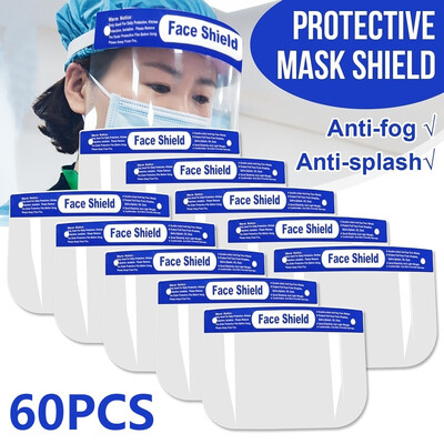 Safety Clear Face Shield Screen Mask Visor Eye Protection Anti-fog Protective Prevent Saliva Splash Mask
Safety Clear Face Shield Screen Mask Visor Eye Protection Anti-fog Protective Prevent Saliva Splash Mask