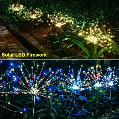 90120 LED Solar Firework LED Copper Wire String Fairy Light Festive Wedding Party Home Garden Decoration
90120 LED Solar Firework LED Copper Wire String Fairy Light Festive Wedding Party Home Garden Decoration