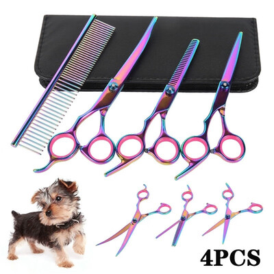 4PCSSet Color Pet Grooming Tools Professional Pet Scissors Steel Grooming Rake Comb Brush Tools for Pets
4PCSSet Color Pet Grooming Tools Professional Pet Scissors Steel Grooming Rake Comb Brush Tools for Pets