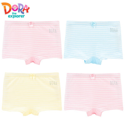 Dora DORA childrens underwear womens cotton baby child girl young childrens clothing boxer four corner pants shorts head DR047 4 strips 120 for height 110-120
Dora DORA childrens underwear womens cotton baby child girl young childrens clothing boxer four corner pants shorts head DR047 4 strips 120 for height 110-120