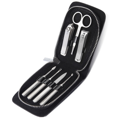 Korea Kowell Han Kewei Stainless Steel Nail Clipper Set Splash Nail Clip Personal Care Repair Capacity Combination 7 Piece KC702 Black
Korea Kowell Han Kewei Stainless Steel Nail Clipper Set Splash Nail Clip Personal Care Repair Capacity Combination 7 Piece KC702 Black