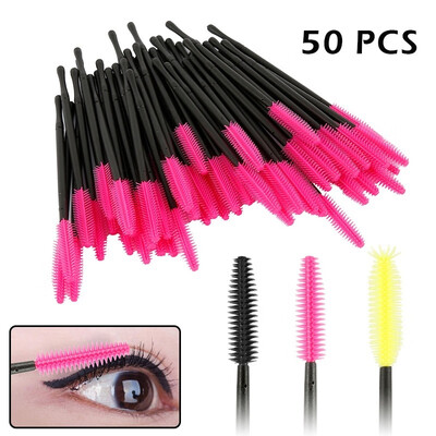 50Pcs Disposable Silicone Eyelashes Brush Comb Mascara Wands Eyelashes Extension Individual Applicator Eye Makeup
50Pcs Disposable Silicone Eyelashes Brush Comb Mascara Wands Eyelashes Extension Individual Applicator Eye Makeup