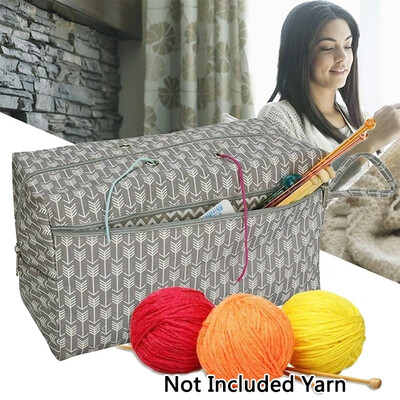 Willstar Yarn Storage Bag Knitting Needles Yarn Organizer Crochet Hooks Bag with Divider
Willstar Yarn Storage Bag Knitting Needles Yarn Organizer Crochet Hooks Bag with Divider
