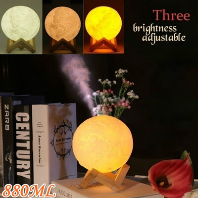 Willstar 880ml 3D Air Humidifier Moon Lamp Light Aroma Diffuser USB Essential Oil Night Humidifier Cold Mist Purifier
Willstar 880ml 3D Air Humidifier Moon Lamp Light Aroma Diffuser USB Essential Oil Night Humidifier Cold Mist Purifier