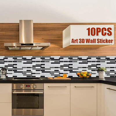 610pcs Art 3D Self-adhesive Wall Sticker Waterproof Mosaic Kitchen Bathroom Wallpaper Sticker Tiles
610pcs Art 3D Self-adhesive Wall Sticker Waterproof Mosaic Kitchen Bathroom Wallpaper Sticker Tiles
