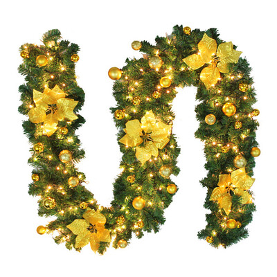 Willstar Pre-Lit Decorated Garland Christmas Decoration Lluminated with Mixed Decorations&Lights Crestwood Spruce
Willstar Pre-Lit Decorated Garland Christmas Decoration Lluminated with Mixed Decorations&Lights Crestwood Spruce