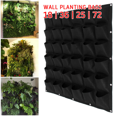 Willstar 72 Pocket Planter Outdoor Vertical Garden Wall Planting Hang Bag for Herb Pot
Willstar 72 Pocket Planter Outdoor Vertical Garden Wall Planting Hang Bag for Herb Pot