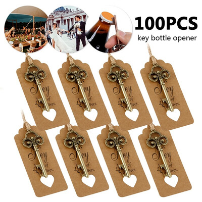 50100Pcs Key Bottle Opener Wedding Souvenirs Beer Opener Keychain DIY with Paperboard Tag Card Party Supplies
50100Pcs Key Bottle Opener Wedding Souvenirs Beer Opener Keychain DIY with Paperboard Tag Card Party Supplies