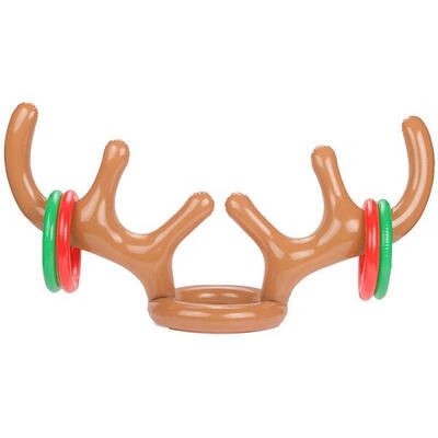 Tops Quality Inflatable Reindeer Christmas Gifts Hat Antler Ring Toss Holiday Party Game Toys Drop Shipping For Festive Party
Tops Quality Inflatable Reindeer Christmas Gifts Hat Antler Ring Toss Holiday Party Game Toys Drop Shipping For Festive Party