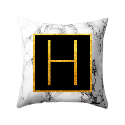 Modern Pillowcases 4545 Gold Alphabet Word Letter White Marble Pattern Pillow Case Super Soft Throw Sofa Bed Cushion Cover Protec
Modern Pillowcases 4545 Gold Alphabet Word Letter White Marble Pattern Pillow Case Super Soft Throw Sofa Bed Cushion Cover Protec