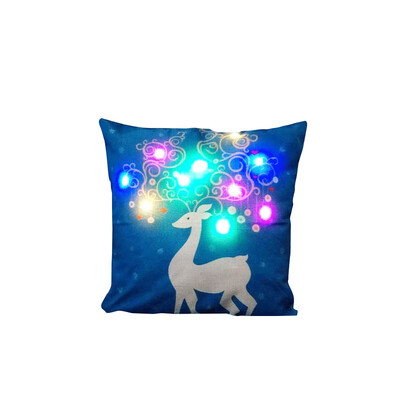 Pillow Cover LED Light Printing 45x45 Linen Pillowcase Gift Decor for Christmas Party Sofa Office
Pillow Cover LED Light Printing 45x45 Linen Pillowcase Gift Decor for Christmas Party Sofa Office