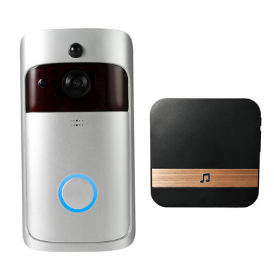 Smart Wireless WiFi Security DoorBell Smart Video Door Phone with Plug-in Chime Visual Recording Low Power Consumption Remote Home
Smart Wireless WiFi Security DoorBell Smart Video Door Phone with Plug-in Chime Visual Recording Low Power Consumption Remote Home