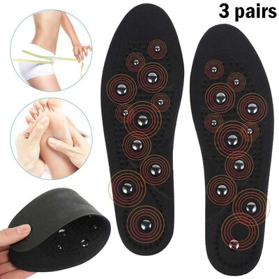 3 Pairs Magnetic Massage Breathable Insole Men&Women Breathable Deodorant Insole Health Magnetic Health Care Mat SL
3 Pairs Magnetic Massage Breathable Insole Men&Women Breathable Deodorant Insole Health Magnetic Health Care Mat SL