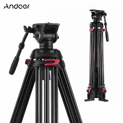Andoer XTK-8018 Professional Photography Tripod Stand Aluminium Alloy with 360° Panorama Fluid Hydraulic Bowl Head Horseshoe-shape
Andoer XTK-8018 Professional Photography Tripod Stand Aluminium Alloy with 360° Panorama Fluid Hydraulic Bowl Head Horseshoe-shape