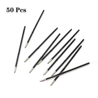 School Office Bullet Ball Point Pen Refill Ball-point Pen Replacement Blue 100Pcs