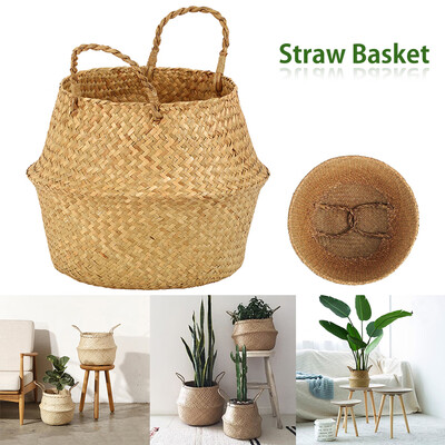 Willstar Folding Seagrass Basket Storage Basket Wicker Laundry Basket Garden Flower Pot Handle Storage
Willstar Folding Seagrass Basket Storage Basket Wicker Laundry Basket Garden Flower Pot Handle Storage