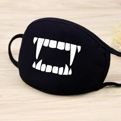 Fashion Cool Teeth Pattern Cotton Face Masks Anti Dust Mouth Mask Washable Mouth Cover Black for Man Woman
Fashion Cool Teeth Pattern Cotton Face Masks Anti Dust Mouth Mask Washable Mouth Cover Black for Man Woman