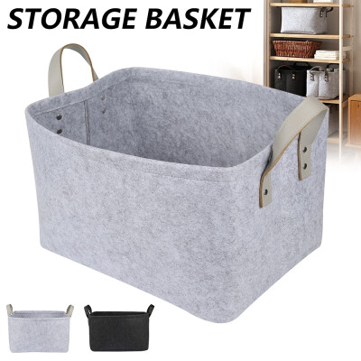 Household Felt Storage Basket Foldable with Handle Clothes Basket Home Debris Storage Basket
Household Felt Storage Basket Foldable with Handle Clothes Basket Home Debris Storage Basket