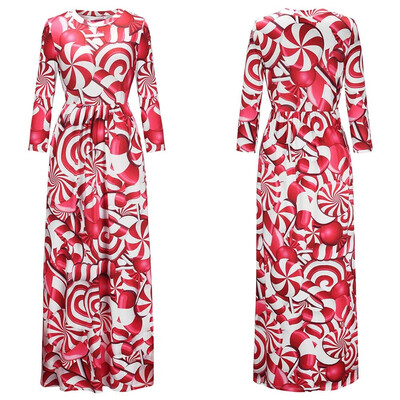 BOFUTE New Europe America Womens Clothing O-Neck Printing Skirt Christmas Clothing Long Sleeve Dress 1198
BOFUTE New Europe America Womens Clothing O-Neck Printing Skirt Christmas Clothing Long Sleeve Dress 1198