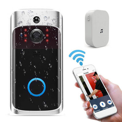 1080P Video Doorbell WiFi Smart Wireless Doorbell HD WiFi Security Eye Doorbell Visual Recording Remote Control Home Monitor
1080P Video Doorbell WiFi Smart Wireless Doorbell HD WiFi Security Eye Doorbell Visual Recording Remote Control Home Monitor