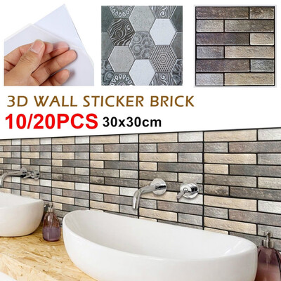 Willstar 1020PCS 3D Waterproof 4MM Thickness Self-adhesive Wall Sticker Tiles Sticker Wallpaper Wall Art Home Decor 30x30cm
Willstar 1020PCS 3D Waterproof 4MM Thickness Self-adhesive Wall Sticker Tiles Sticker Wallpaper Wall Art Home Decor 30x30cm