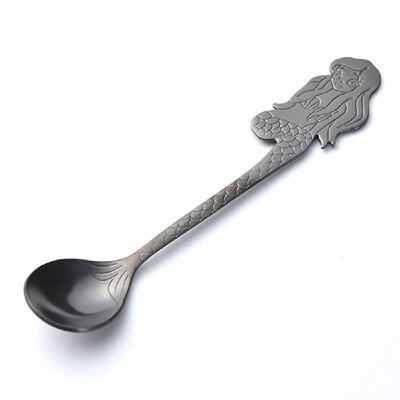 Cross-border dedicated 304 stainless steel gold-plated mermaid spoon stirring mug tea spoon hanging cup coffee spoon Paper card wi
Cross-border dedicated 304 stainless steel gold-plated mermaid spoon stirring mug tea spoon hanging cup coffee spoon Paper card wi